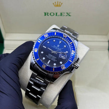 Rolex Submariner Blue Dial with Rotating  Master Lock