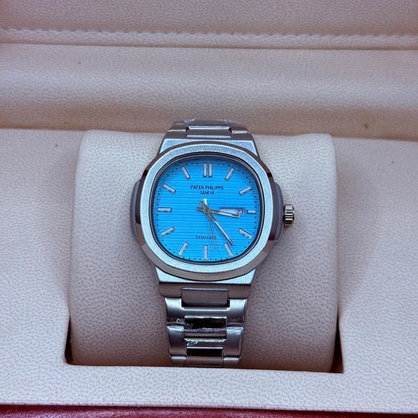 Patek philip silver with Tifny Dial