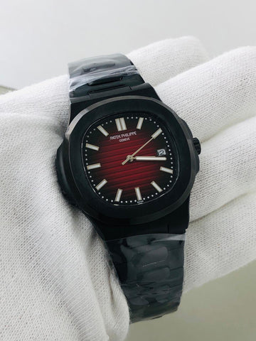 Patek Philip Black with Red dial